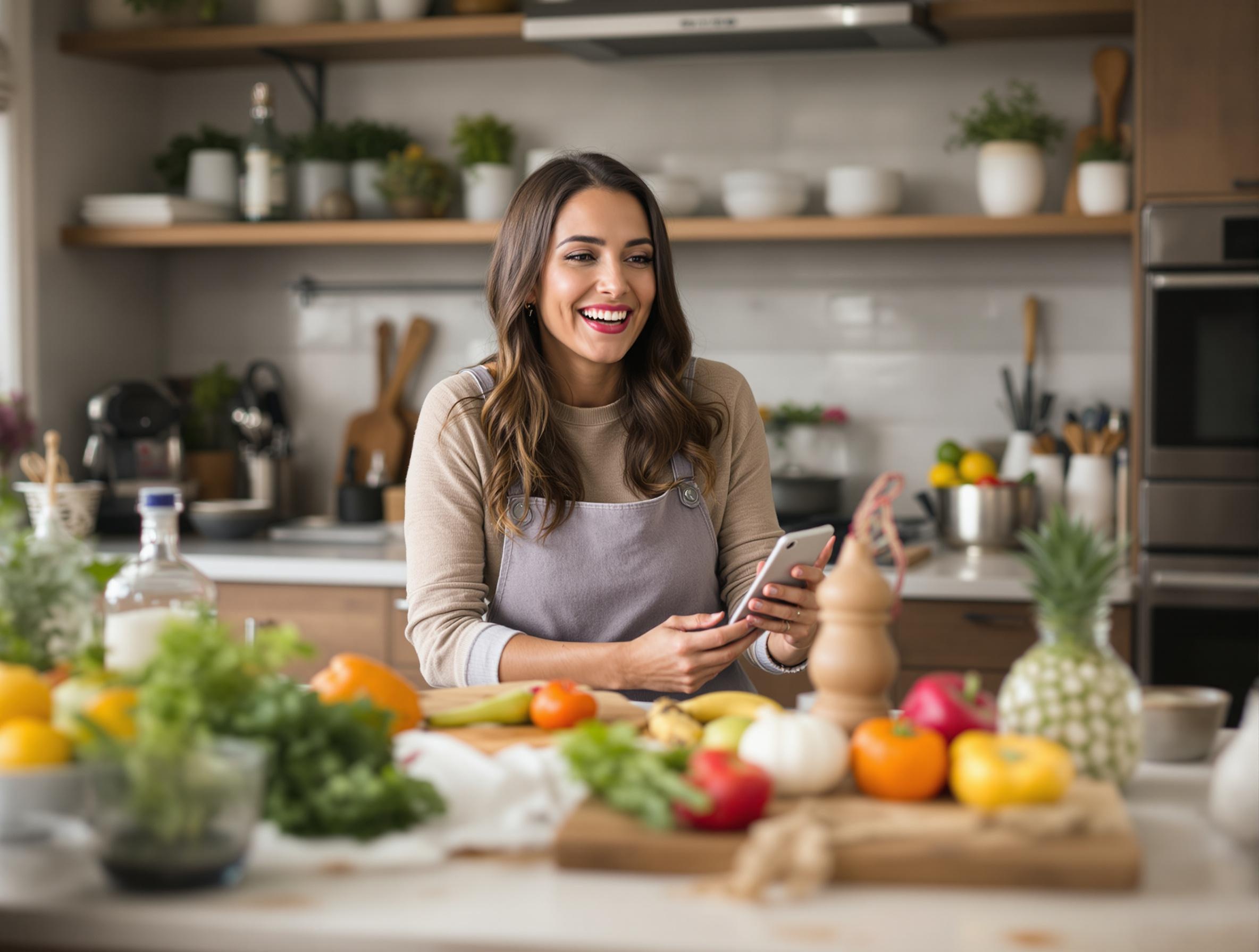 Person in front of the refrigerator using Aippchef